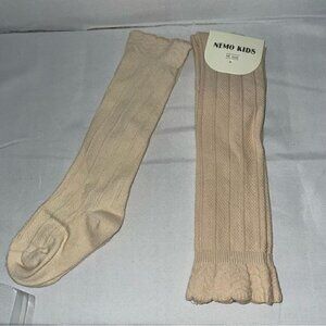 Nemo Kids Socks Toddler Knee High Boot Ribbed Knit Solid Socks Uniform Pull on